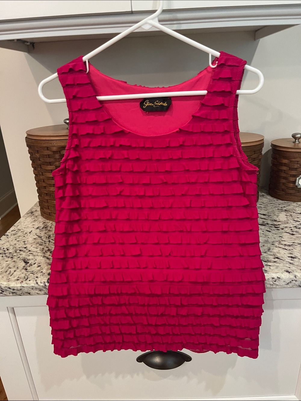 Steven Edwards Ruffle  Top